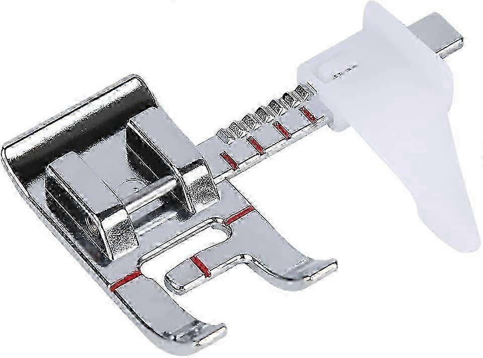 Adjustable guide sewing machine foot. Suitable for low handle household sewing machines