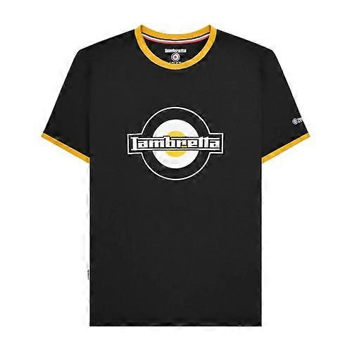 Lambretta Mens SS25 Ringer Logo T-Shirt
