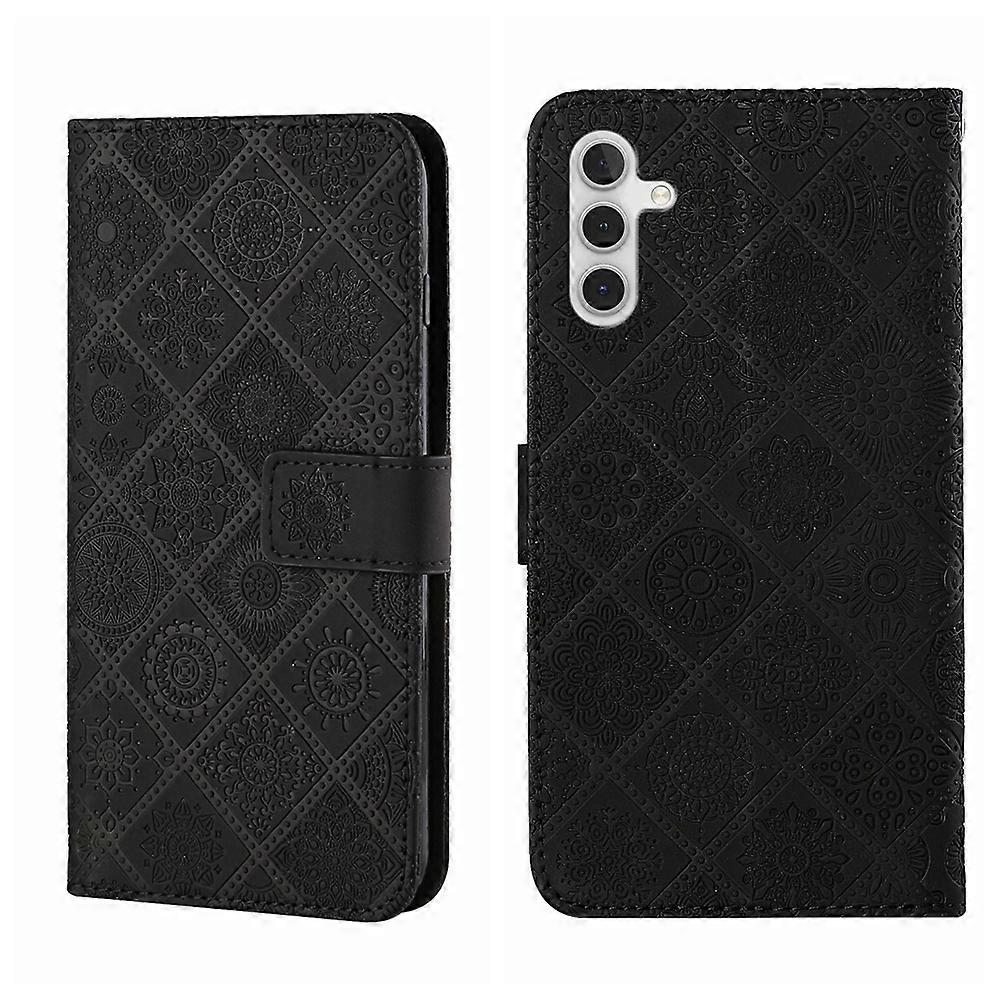 (New) Ethnic Style Embossed Pattern Leather Phone Case