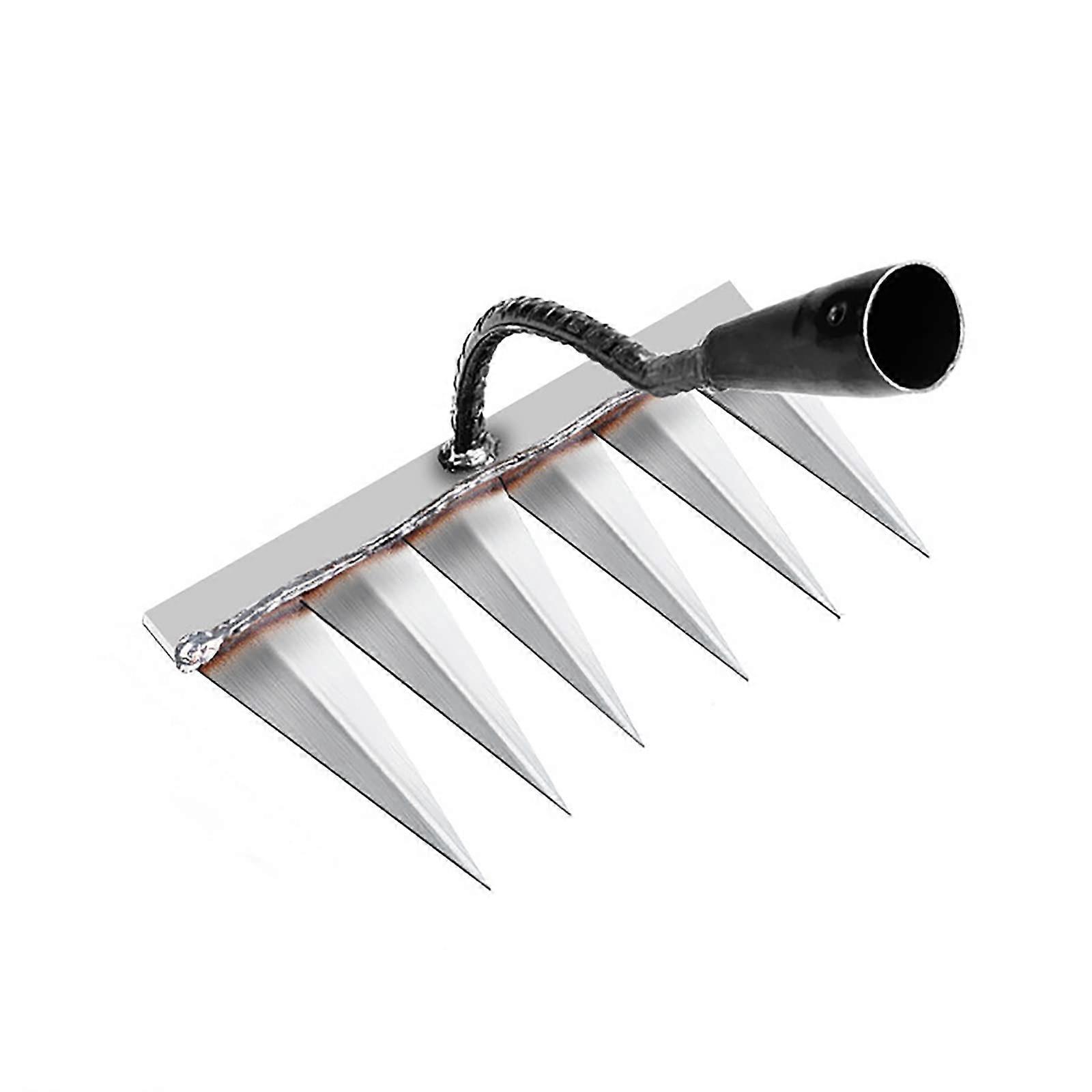 Rake for Gardening Weeding with 6 Toothed Size