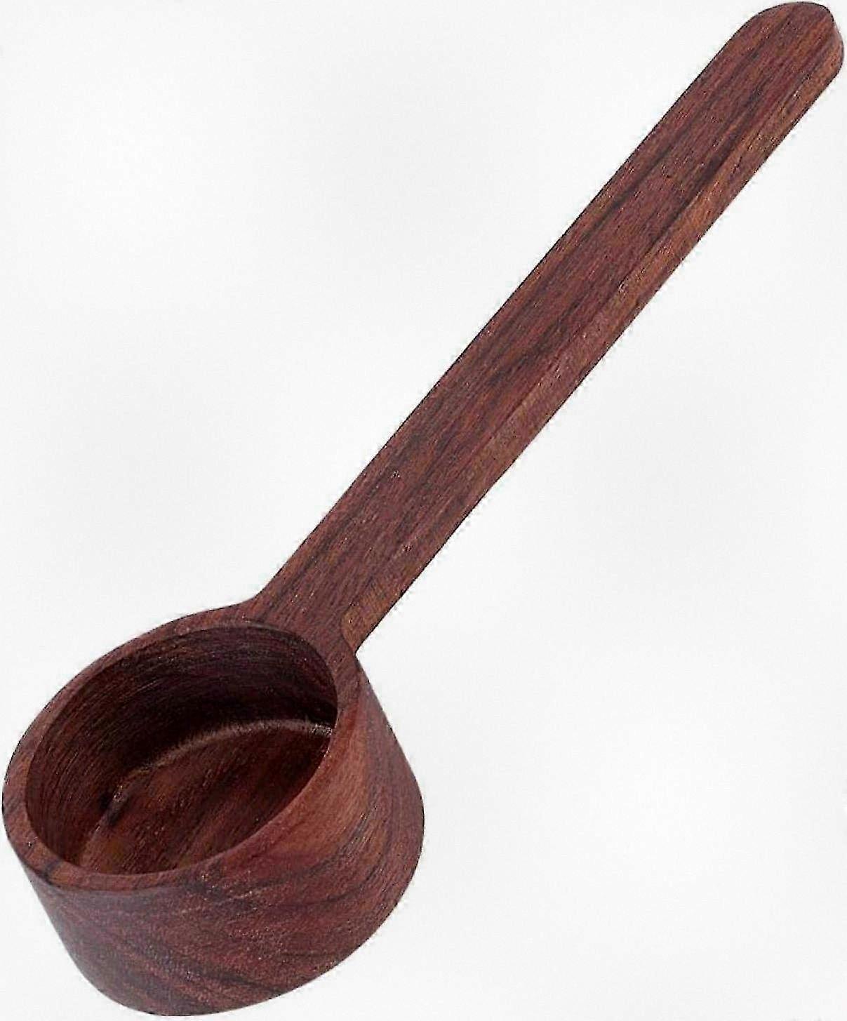 Long Handle Wooden Scoop for Measuring Ground Coffee and Espresso Beans
