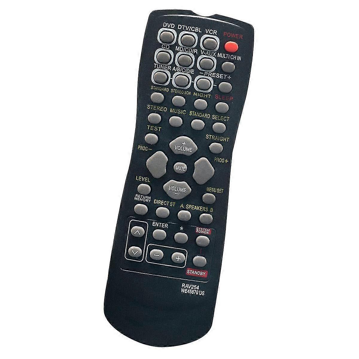 RAV254 Replace Remote Control for Receiver RX-V496 -5240 -5250 -5630 RX-V350 RX-V359 RX-V390 SZRH A-F