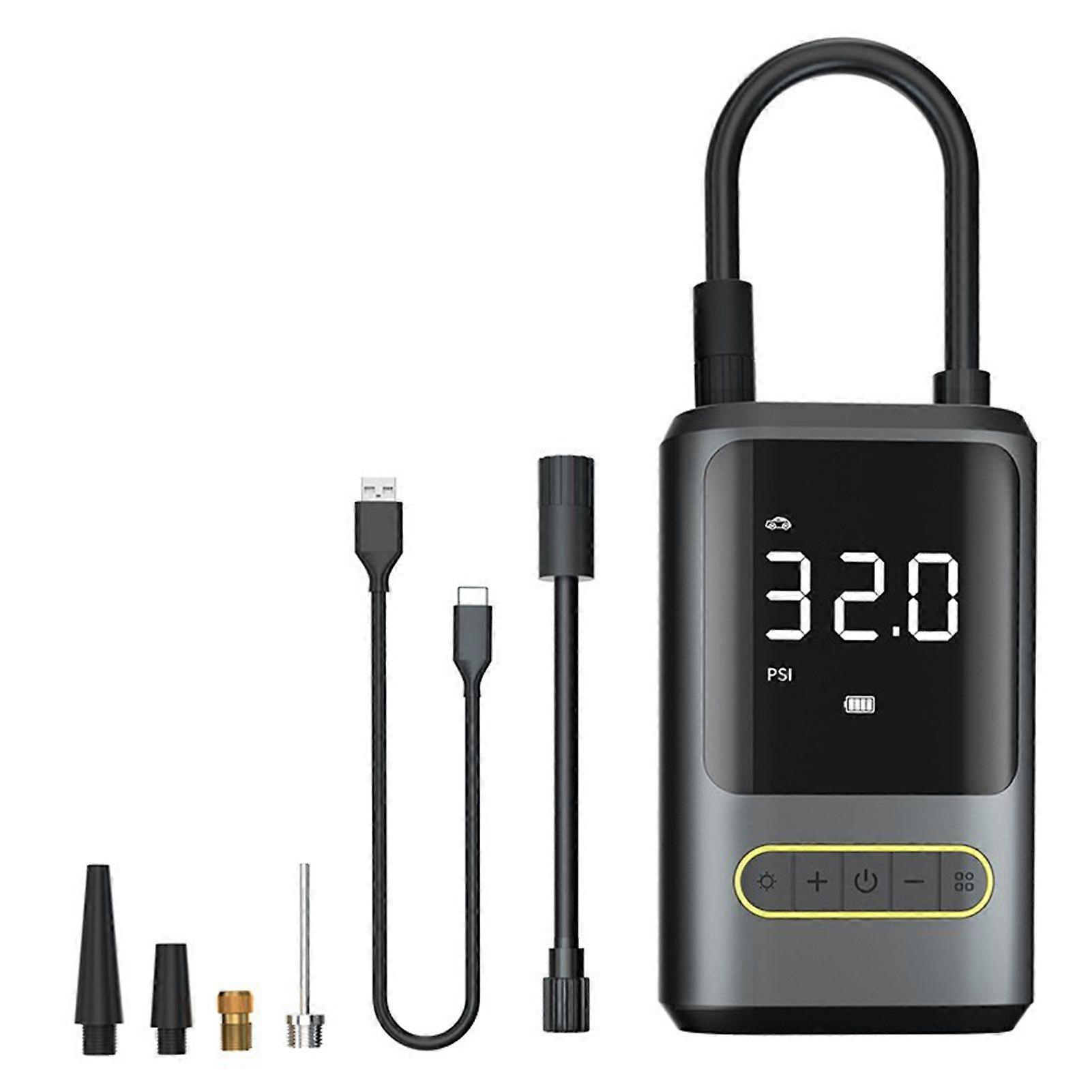 150psi Cordless Airs Pump for Car Tires with LED Light Digital Tire Inflation Pump for Bike Ball