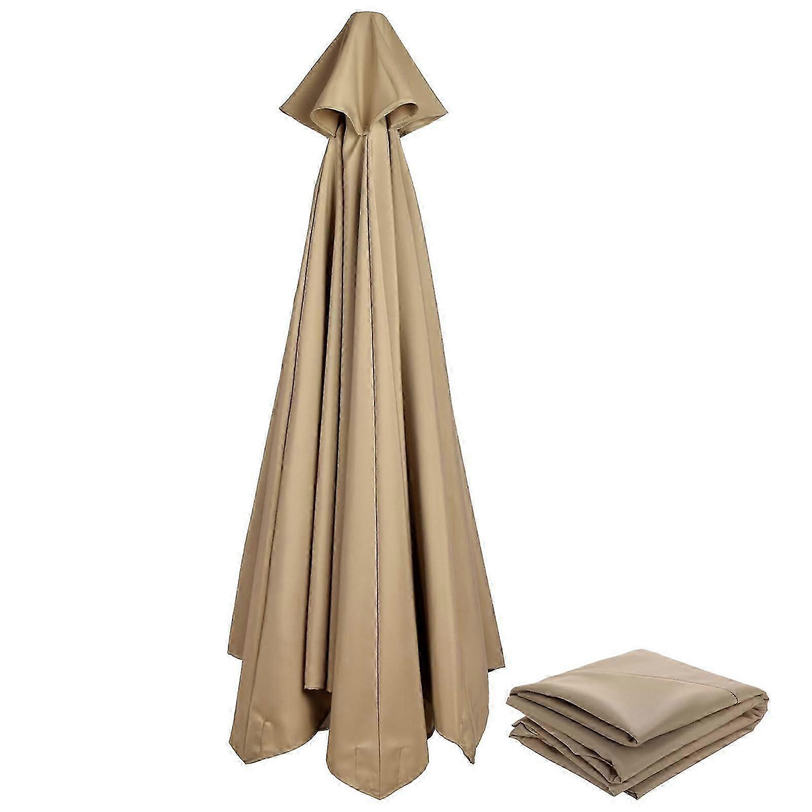 Replacement Fabric Garden Parasol Canopy Cover For 3m 68 Arm Patio Sun Umbrella