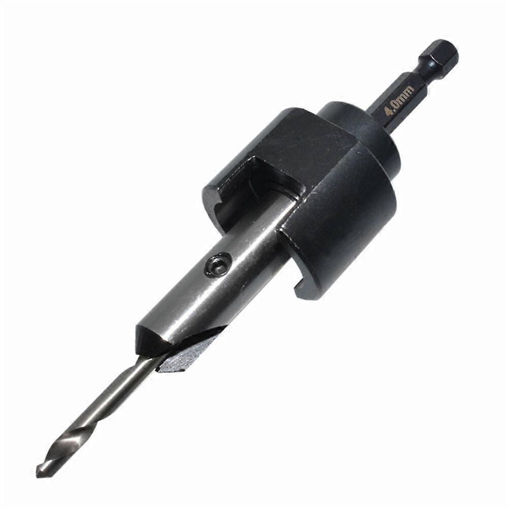 4Mm/5mm Countersink Bit Set For Woodworking - Hex Shank Drill Bits With Adjustable Depth & Chamfering Function