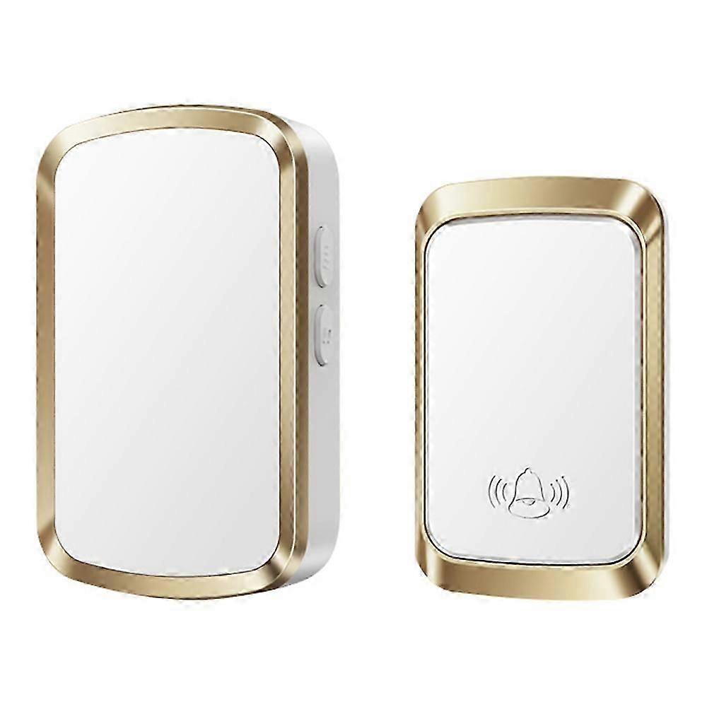 Type A CACAZI FA29PRO 5 Volume Levels Wireless Doorbell Mini Chime Door Bell Kit with 1