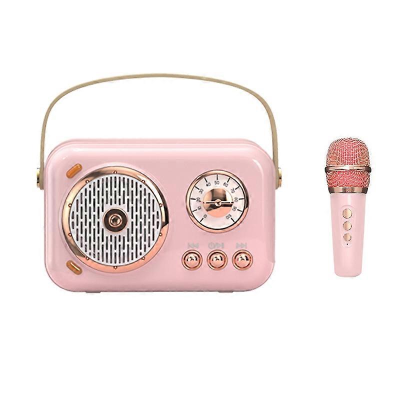 POLVCDG B152 Multi-Functional Small Family KTV Karaoke Microphone Sound Integration