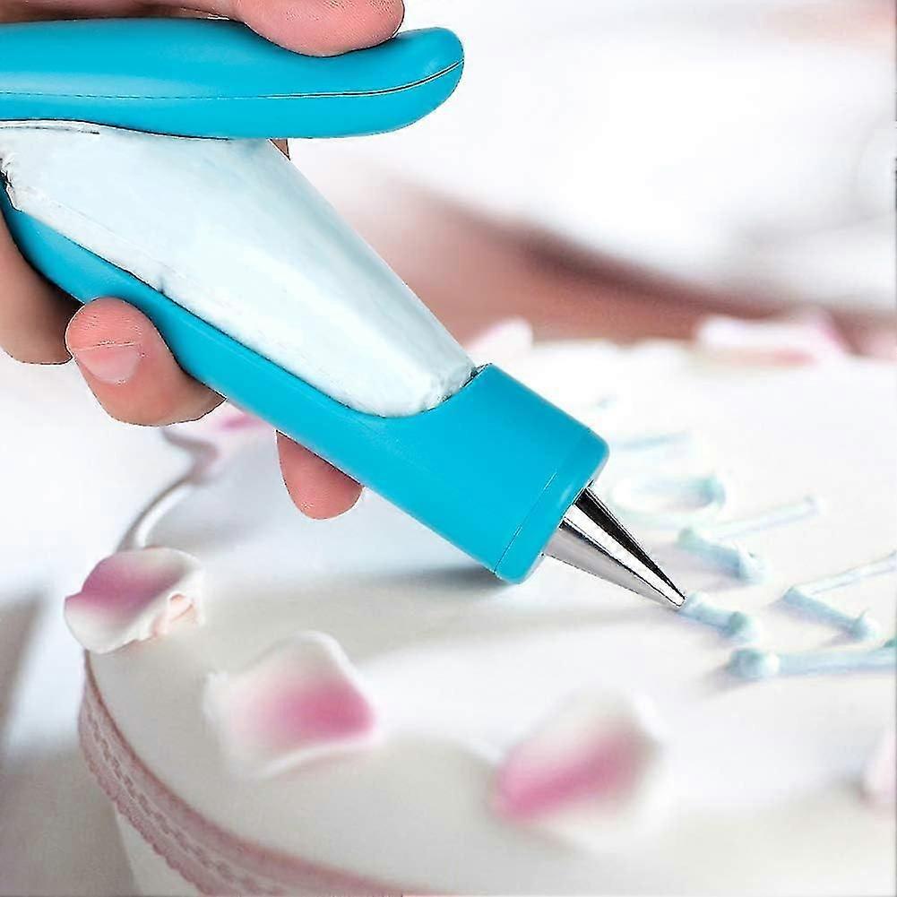 Cake Decorating Kit with Reusable Stainless Steel Piping Tips for Baking
