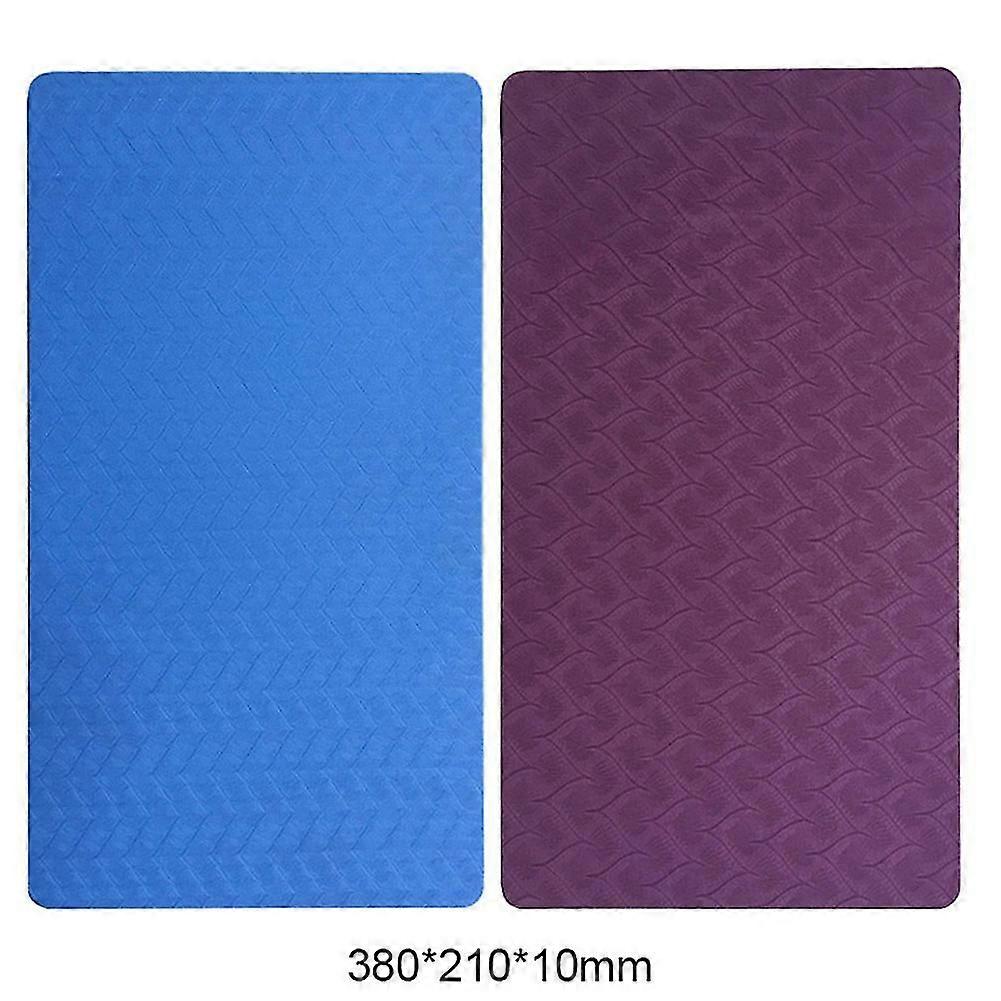 2pcs 3 In 1 Tpe Yoga Knee High Density Non-slip Pads Pulses Elbows Knee Pad For Yoga