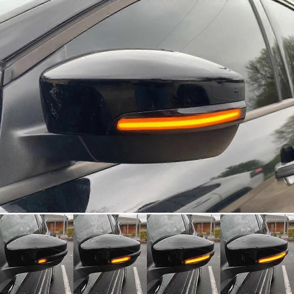 Side Mirror Indicator LED Dynamic Turn Signal Light For Ford Kuga Escape EcoSport 13-18 Focus 3 MK3 SE ST 12-18 C-Max 13-17