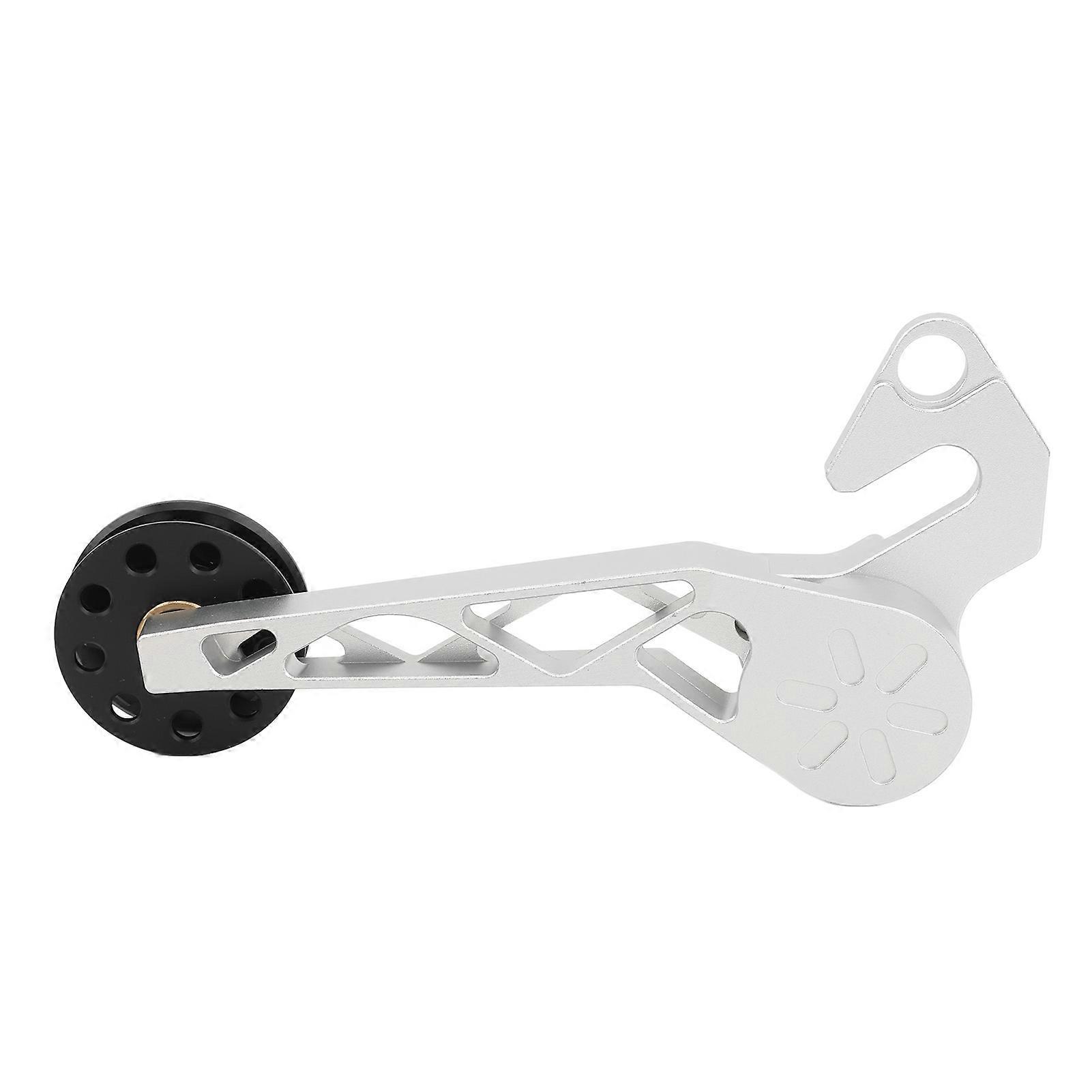 Chain Tensioner 5-7 Speed Rear Derailleur Guide Stabilizer Silver