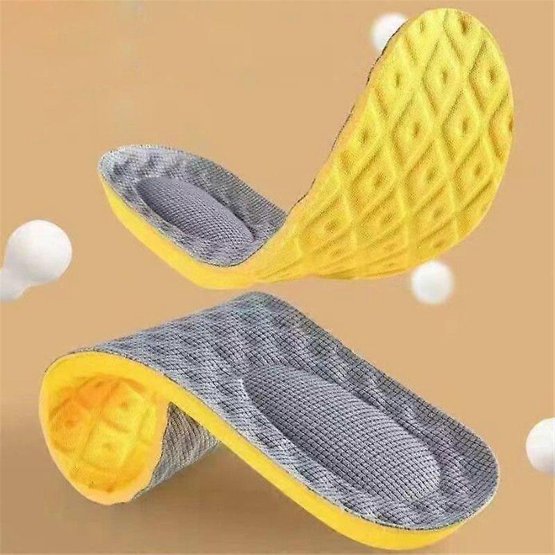 Soft Memory Foam Insoles Sport Support Insert Feet Care Shoe Pad Eva Elastic Orthopedic Insole for Women Men Running Insoles| |