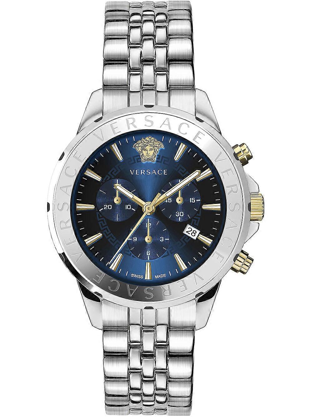 Versace VEV601923 Signature Chronograph Men's Watch 44mm 5ATM