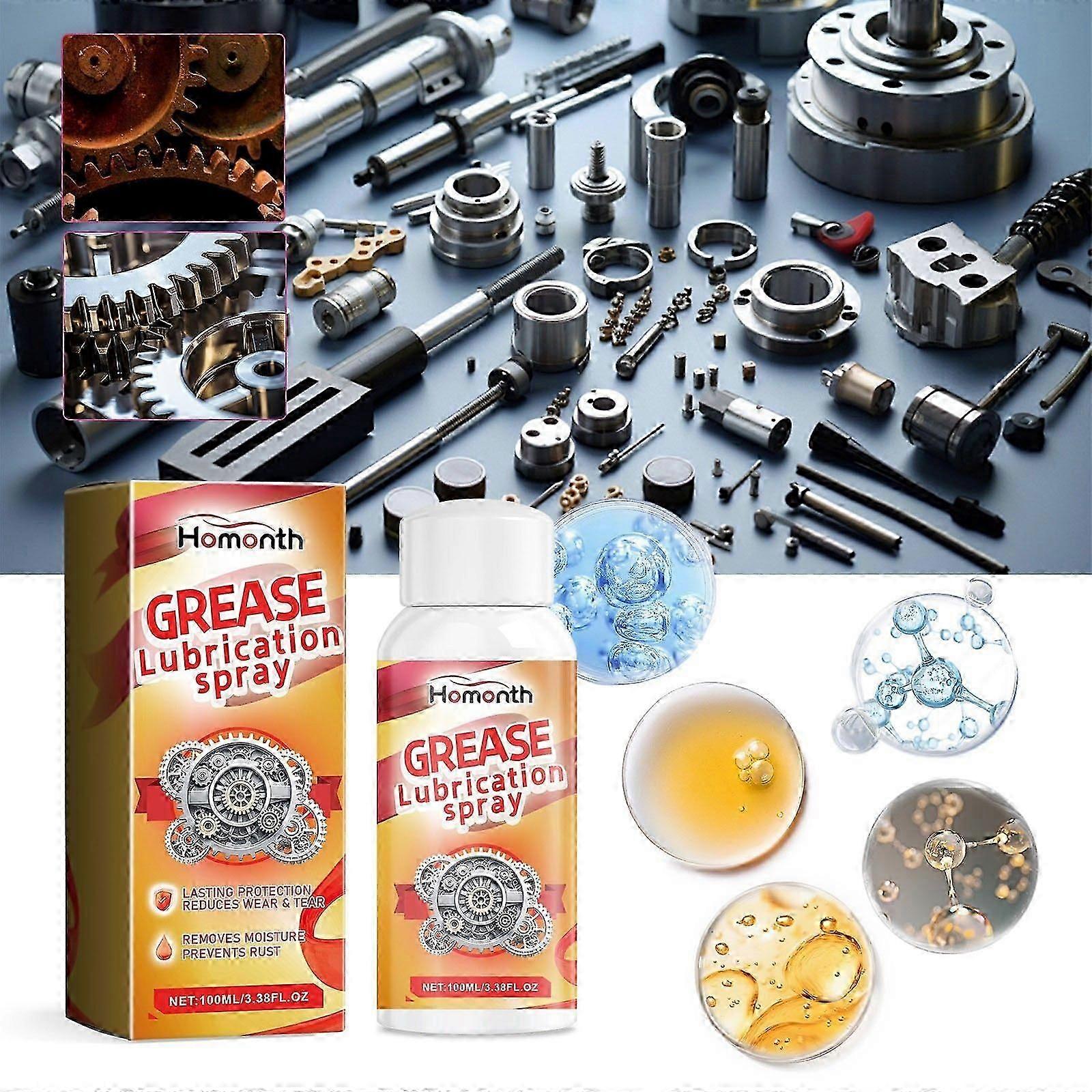 Multifunkční mechanické mazání tukem ve spreji Ruční sprej mazací tuk Vysokoteplotní multifunkční zámek jádro 100ml