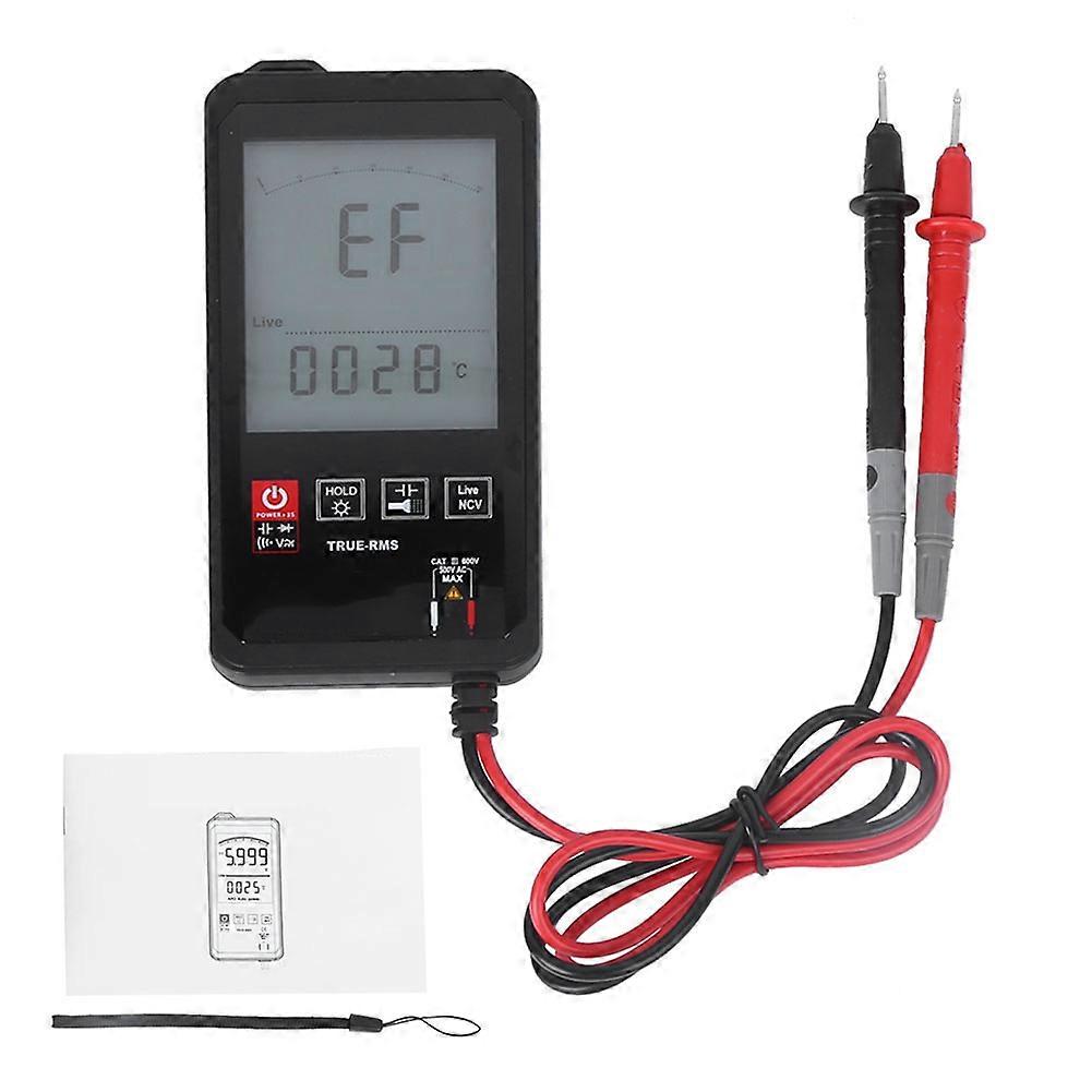 KM DM06A 3.2in Touching Smart Mini Digital Multimeter Voltage Capacitance Meter 6000 Counts