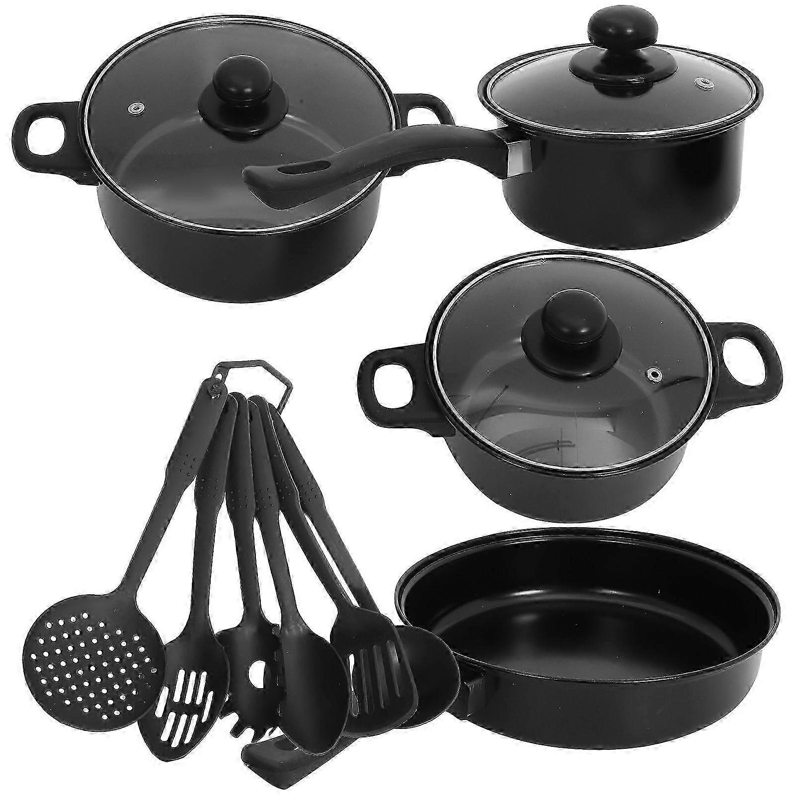 7 Piece Nonstick Cast Iron Cookware Set
