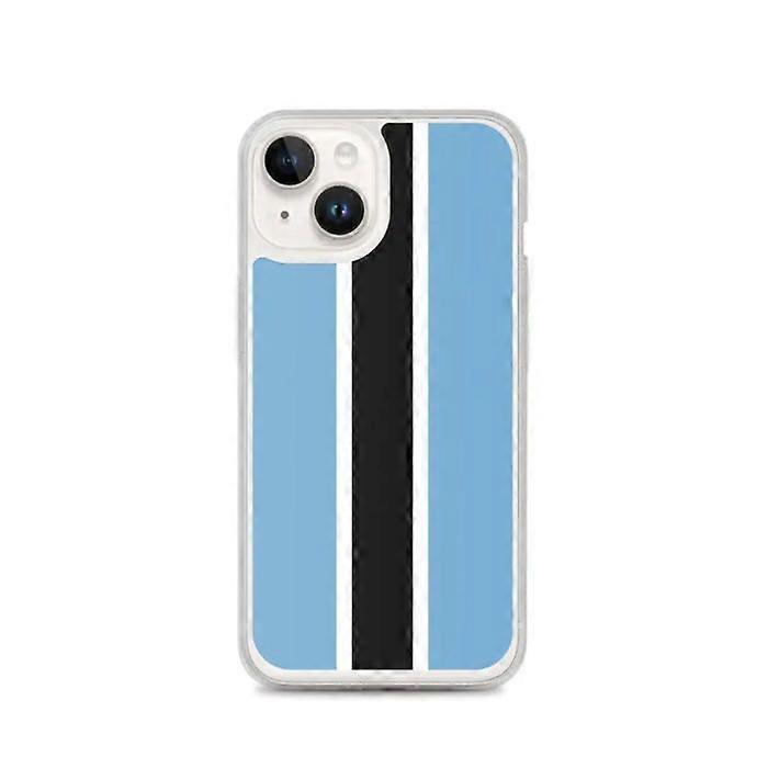iPhone Case - PIXELFORMA - iPhone 14 - Botswana Flag - Soft Silicone - Lightweight Design