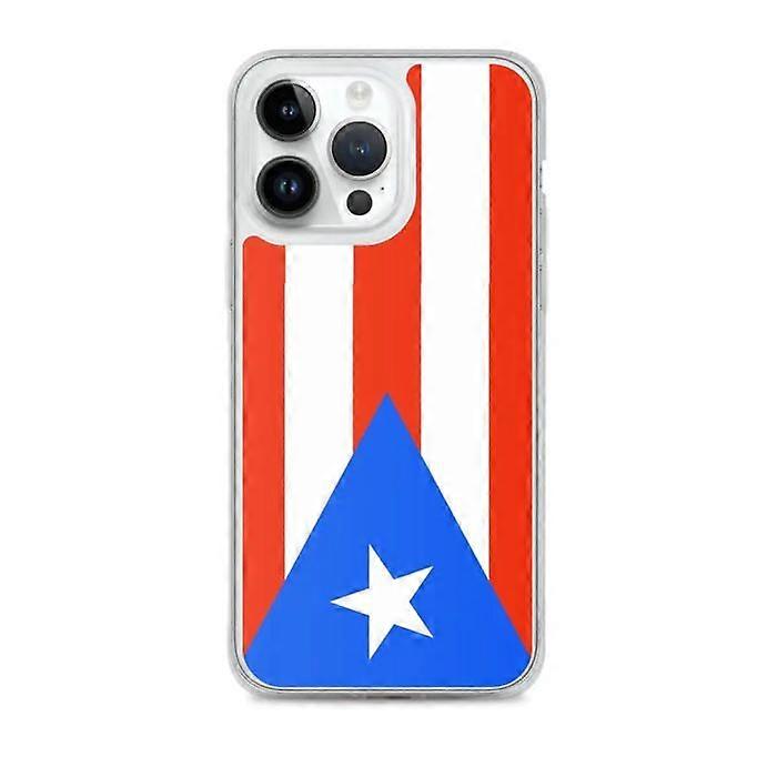 iPhone Case - Puerto Rico - Flag - Flexible - Multicolored - Transparent TPU