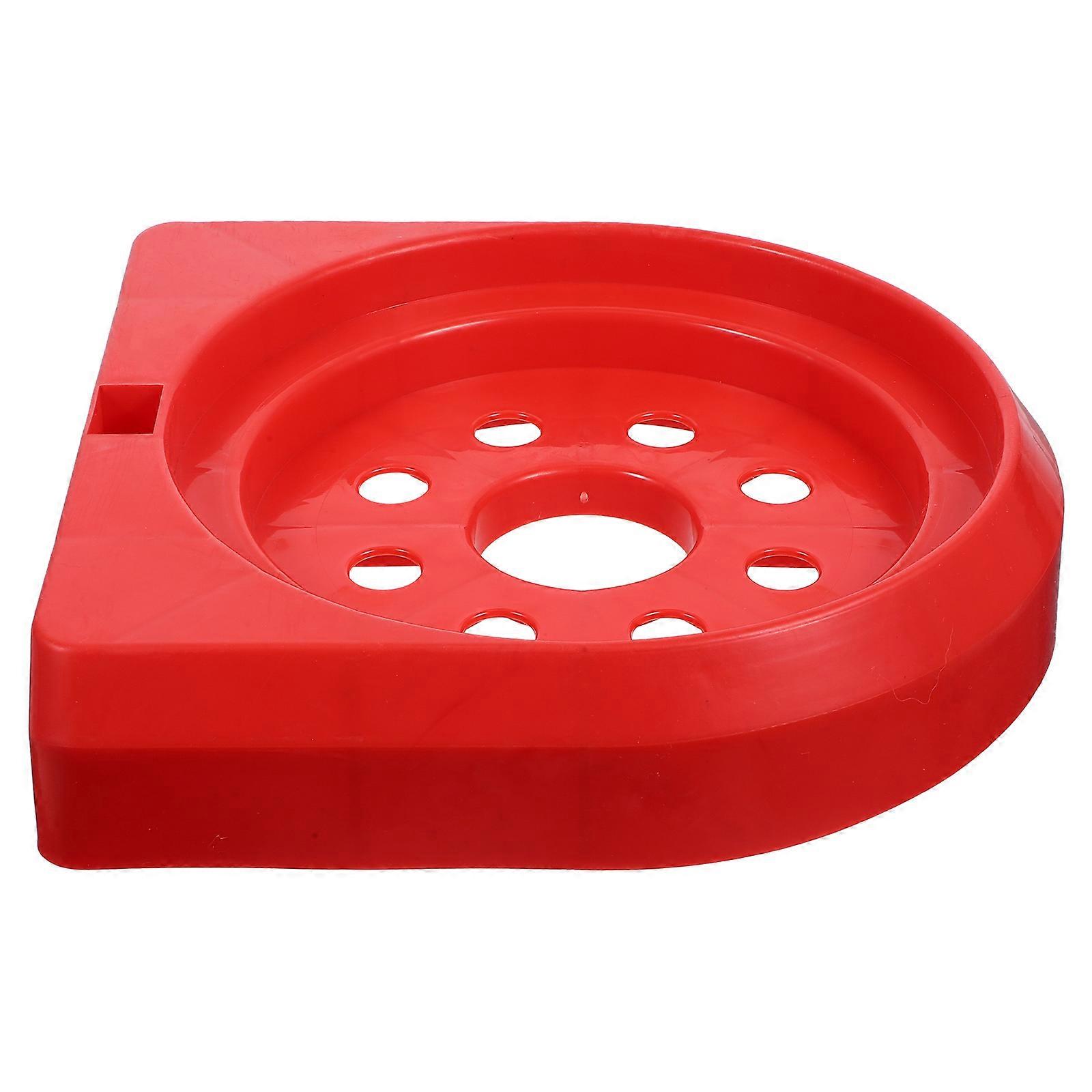 Fire Extinguisher Base Holder Compatible Compact Wall Mount Bracket No Tool Installation Space Saving Fire Safety Support