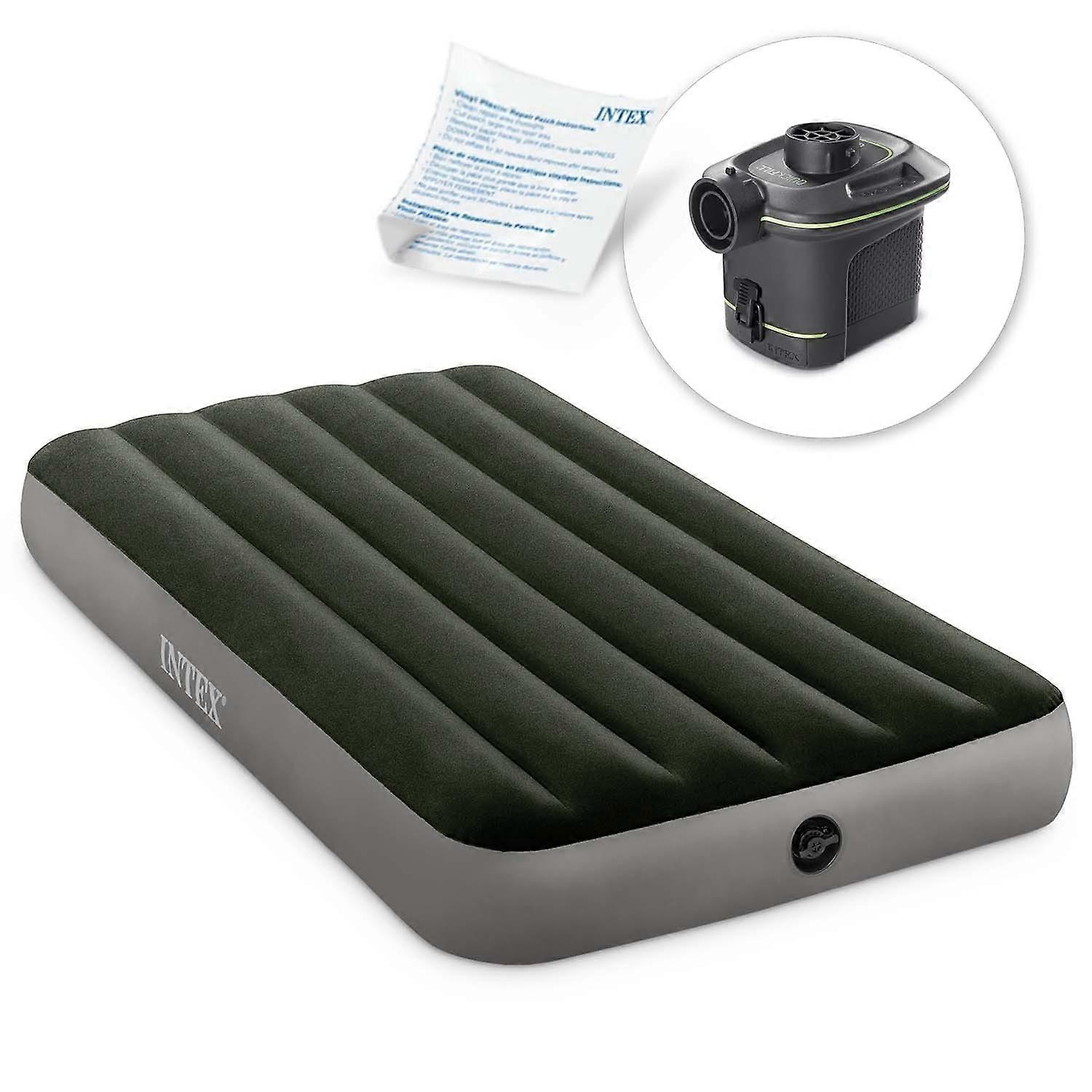 Inflatable mattress 191x99x25 cm with electric pump INTEX 64777