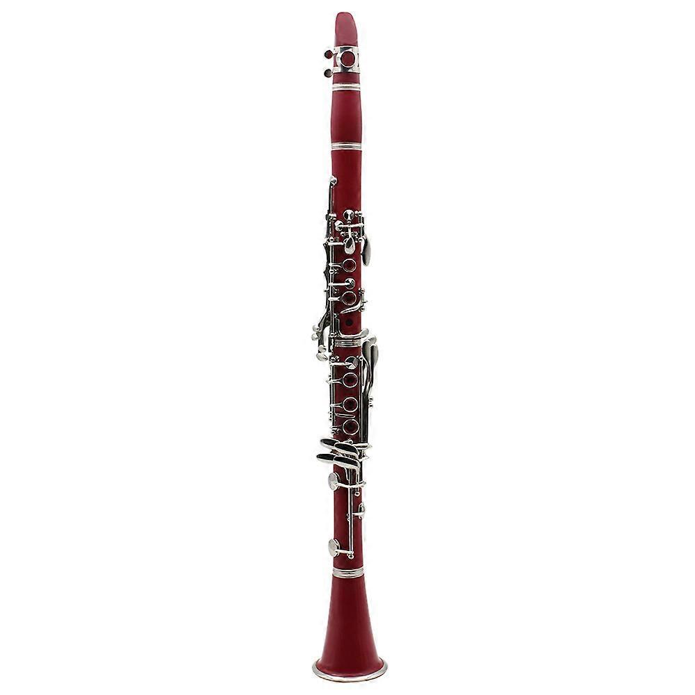 Clarinet ABS 17 Key Bb Soprano Woodwind 40.5x24.5x12.5cm Multiple Colors