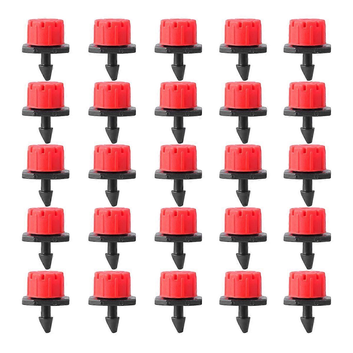 1 Pack 25pcs Garden Atomizing Spray-head Small Automatic Watering Sprinkler Gardening Irrigation Spray Nozzle (Assorted Color)