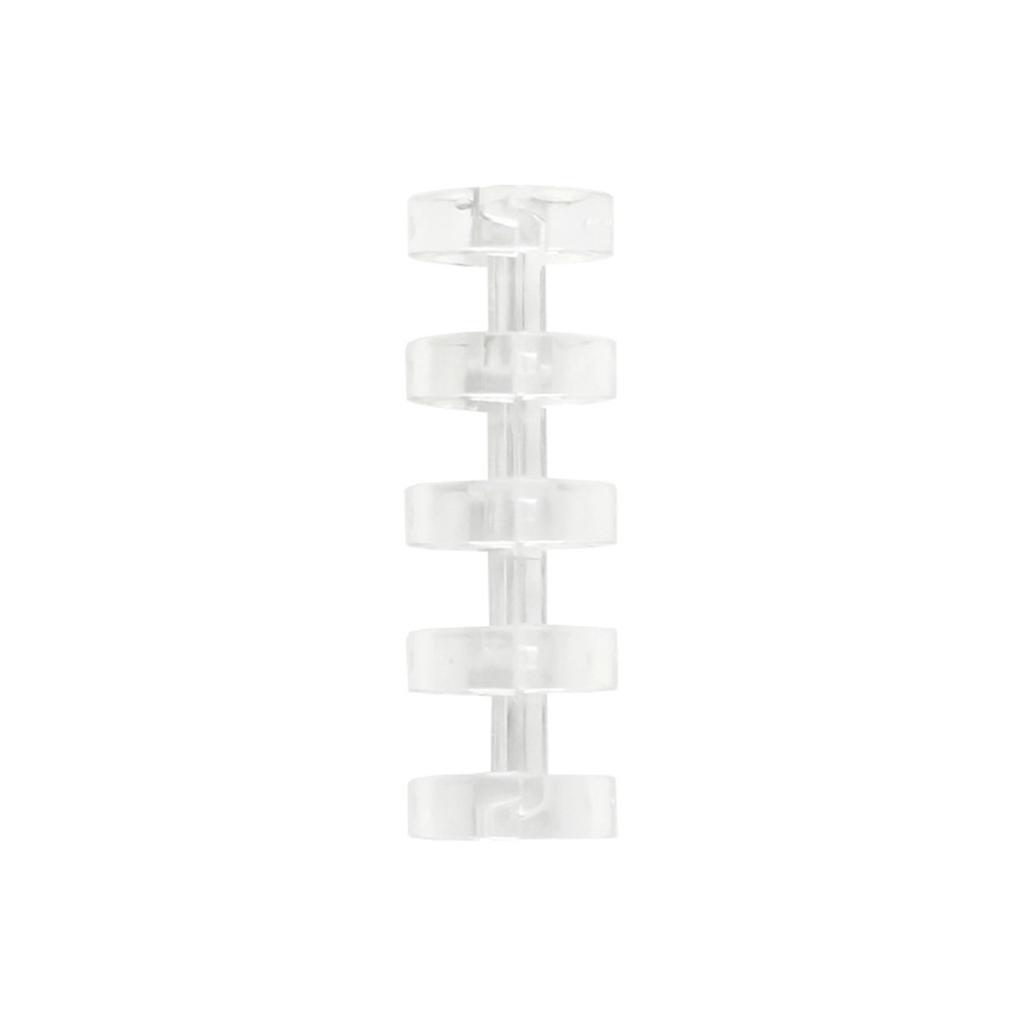 5-Ring Binding Clip 0.63" Diameter 5-ring Binding Coils Binding Comb Clip Closure Open for All Loose-leaf Notebooks