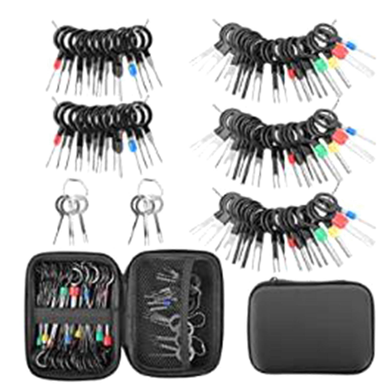 Auto Electrical Wire Crimp Connector Pin Needle Extractor Kit Wire Terminal Release Tool for Car Household Devices 82Pcs