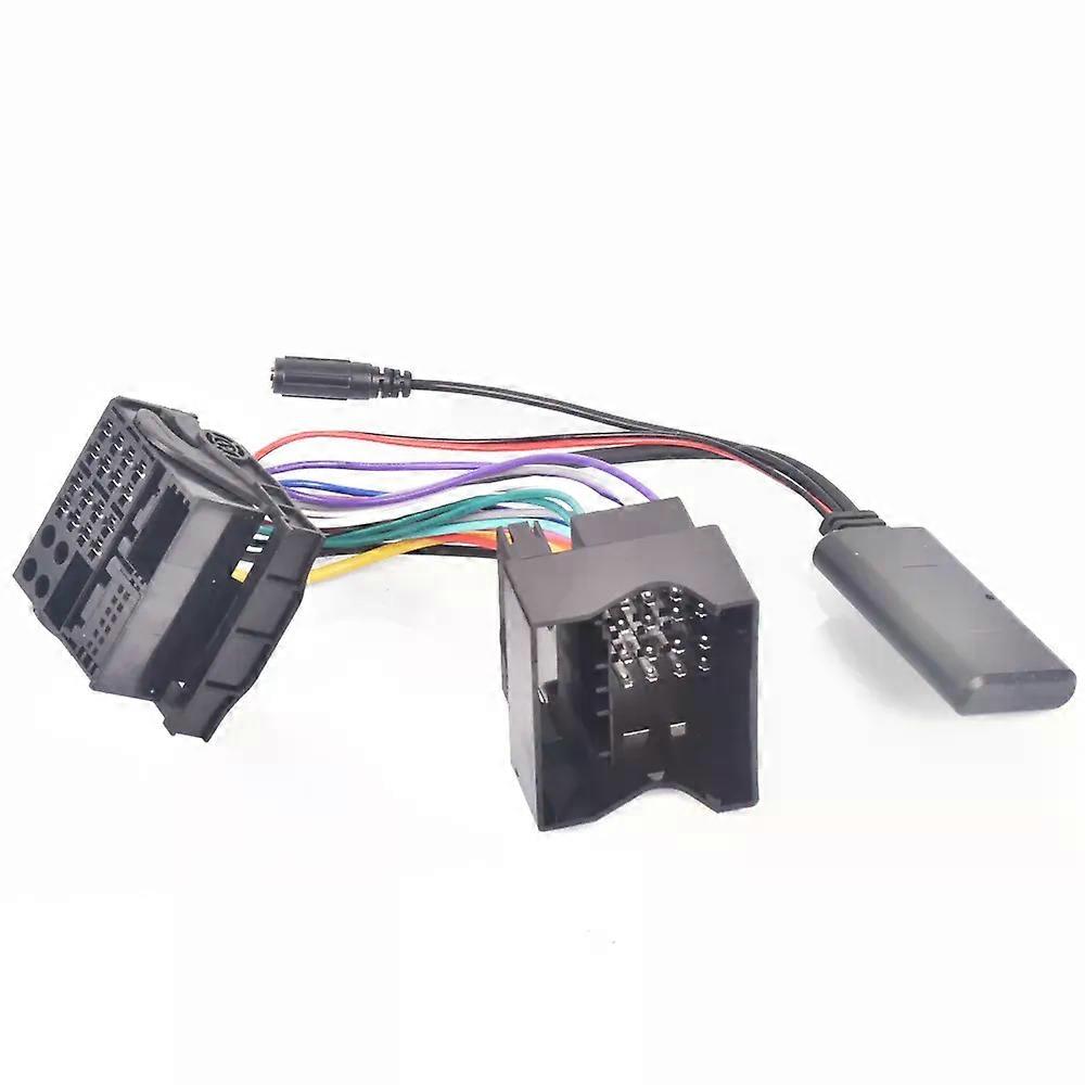 עבור OPEL CD30 mp3 CDC40 CD70 DVD90 headUnit התקן רתמה מלאה תקע מיקרופון דיבורית Bluetooth 50 AUX מתאם