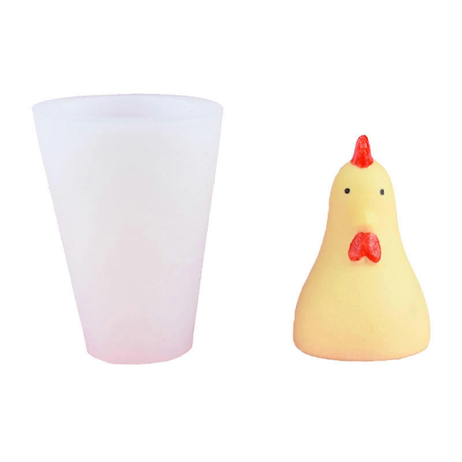 3D Silicone Mold for Thick and Thin Chicken, Handmade Soap Making, Baking Decor, Kitchen Ornaments