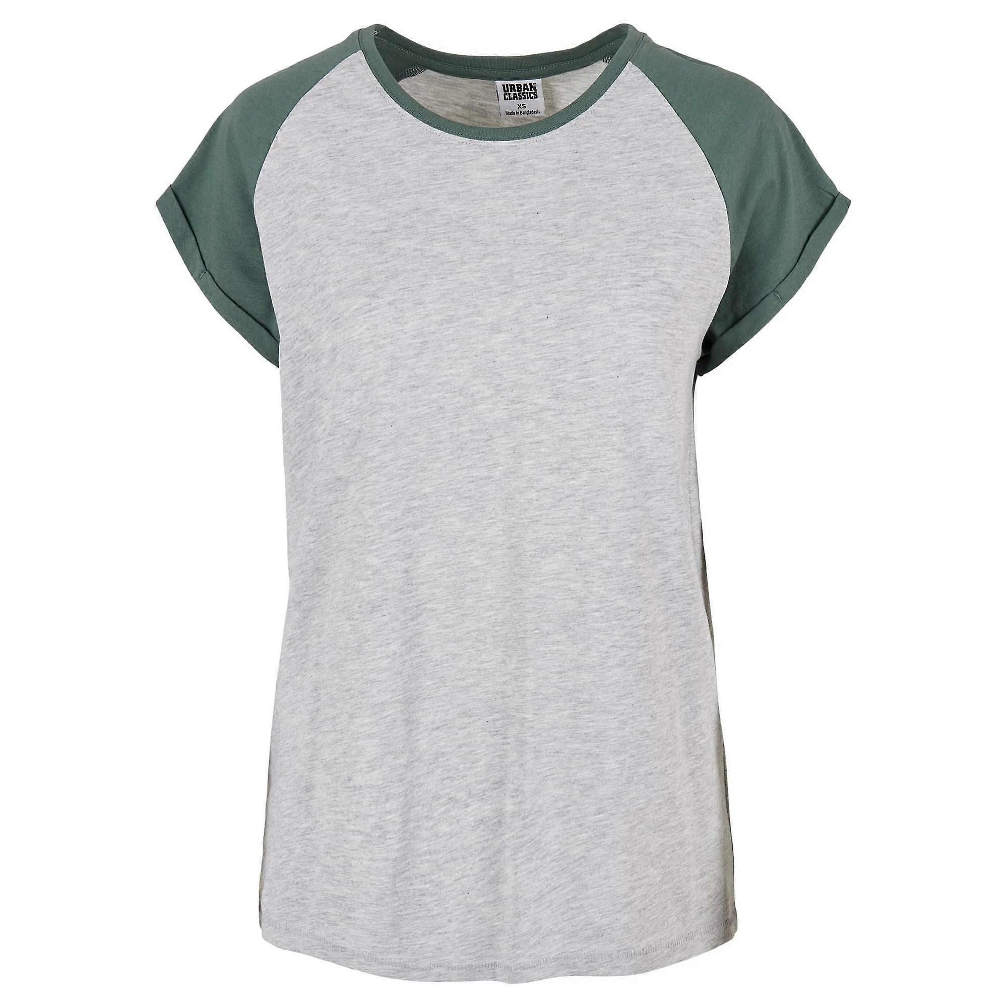 Urban Classics Dames / Dames Contrast Raglan T-Shirt