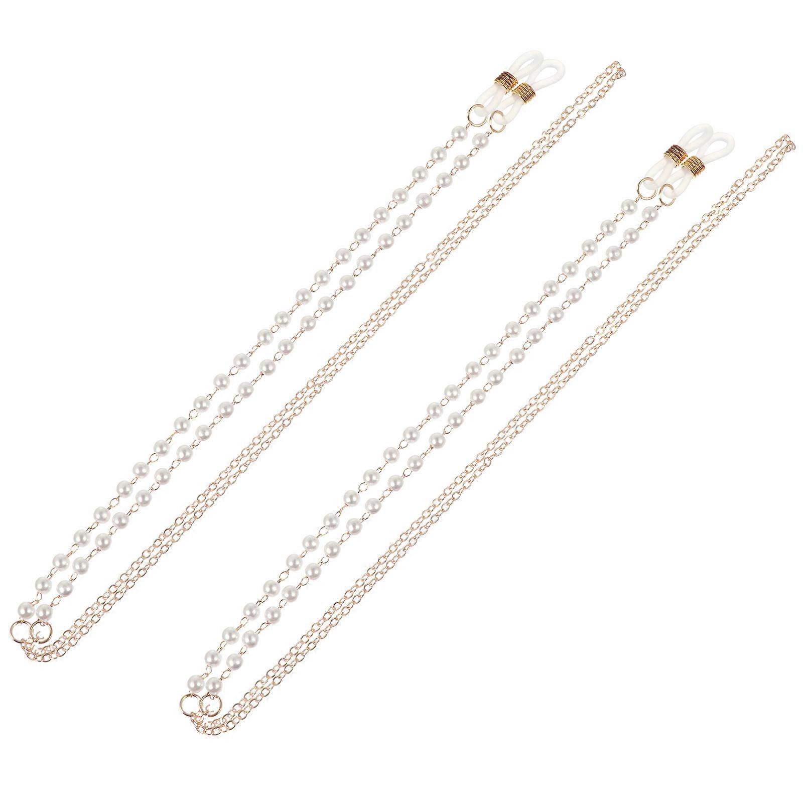 Non-Slip Eyeglass Chain for Comfortable Use, Maintains Glasses Stability