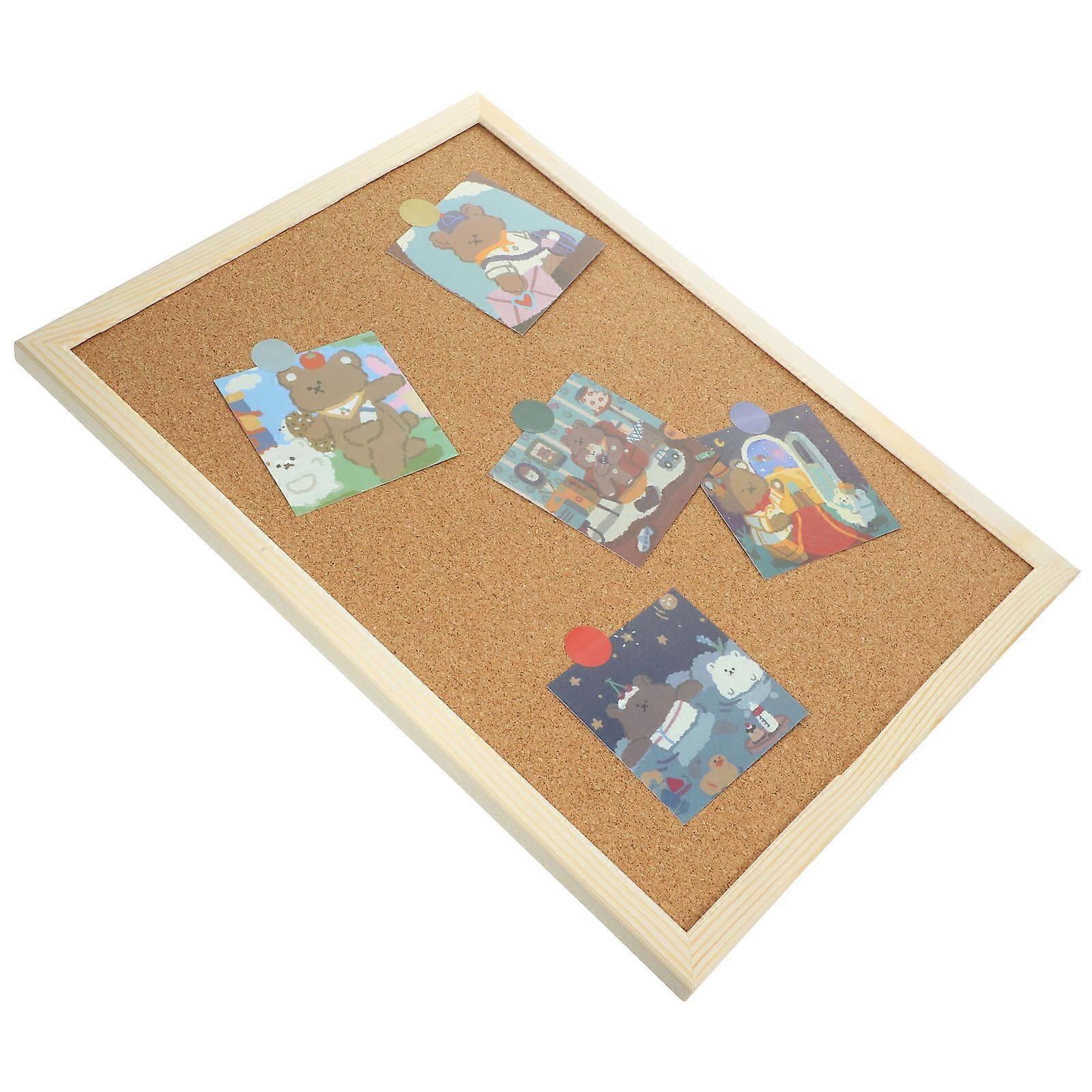 1 Set of Office Cork Board Portable Cork Board Small Bulletin Board Office Message Board