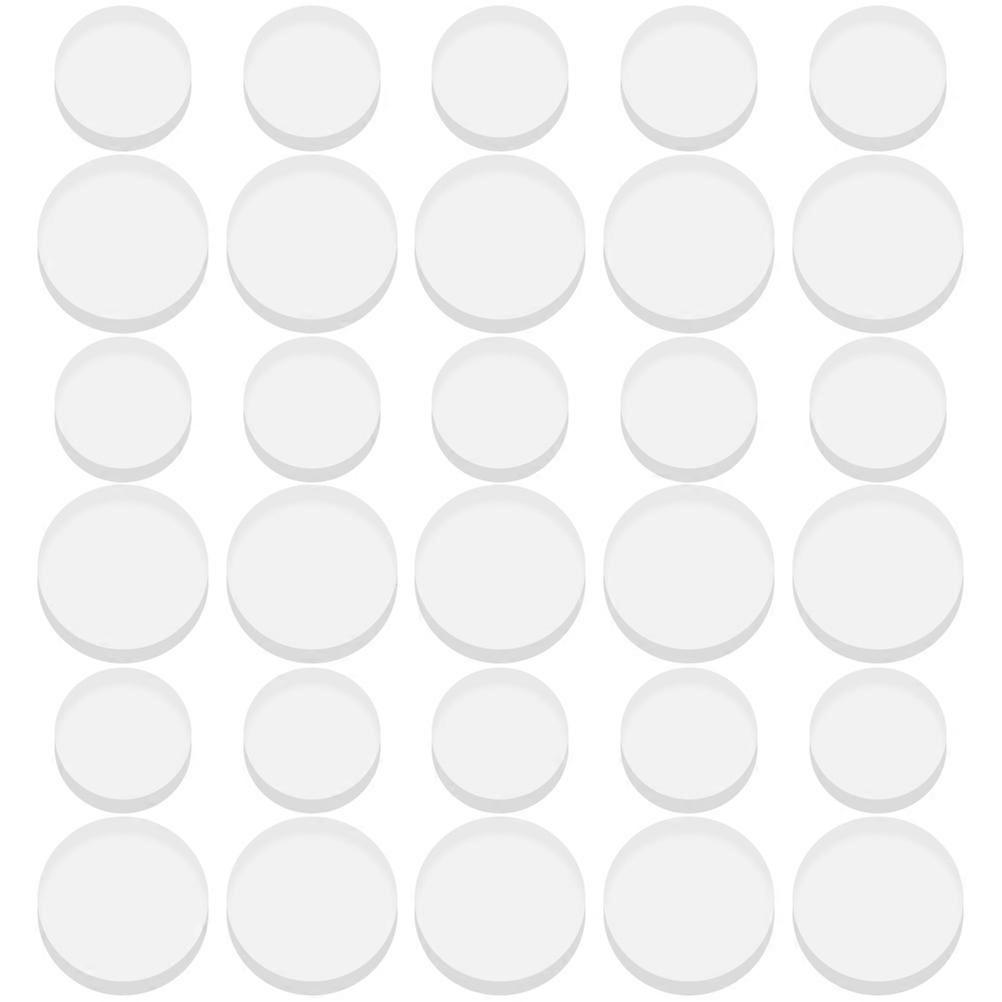 Glass Table Bumpers 30Pcs Transparent Rubber Cabinet Bumper Pads for Home Use Invisible Protection
