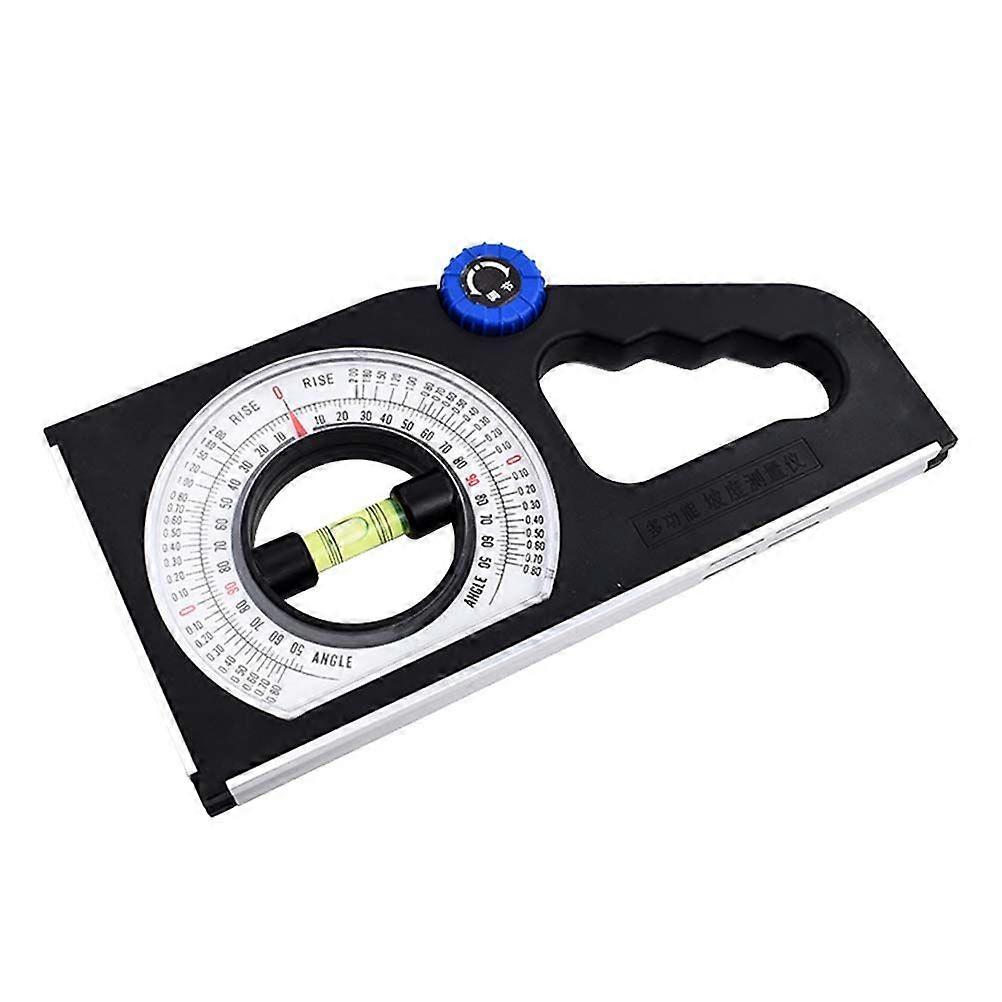 Slope Gauge Multifunctional Engineering Inclinometer Slope Measuring Ruler without Magnetic