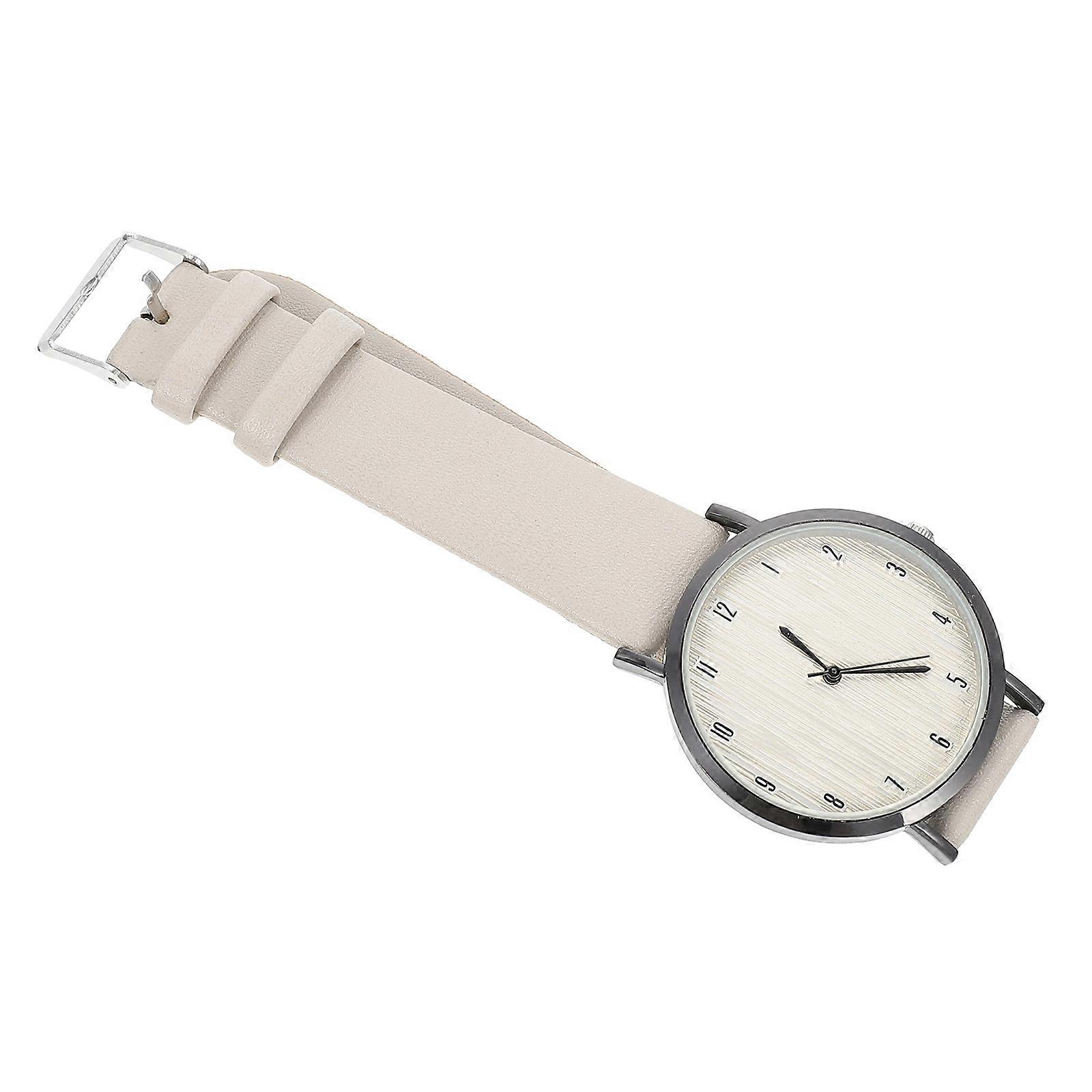 Reloj de pulsera para mujer, esfera veteada en madera, combina estilo y funcionalidad
