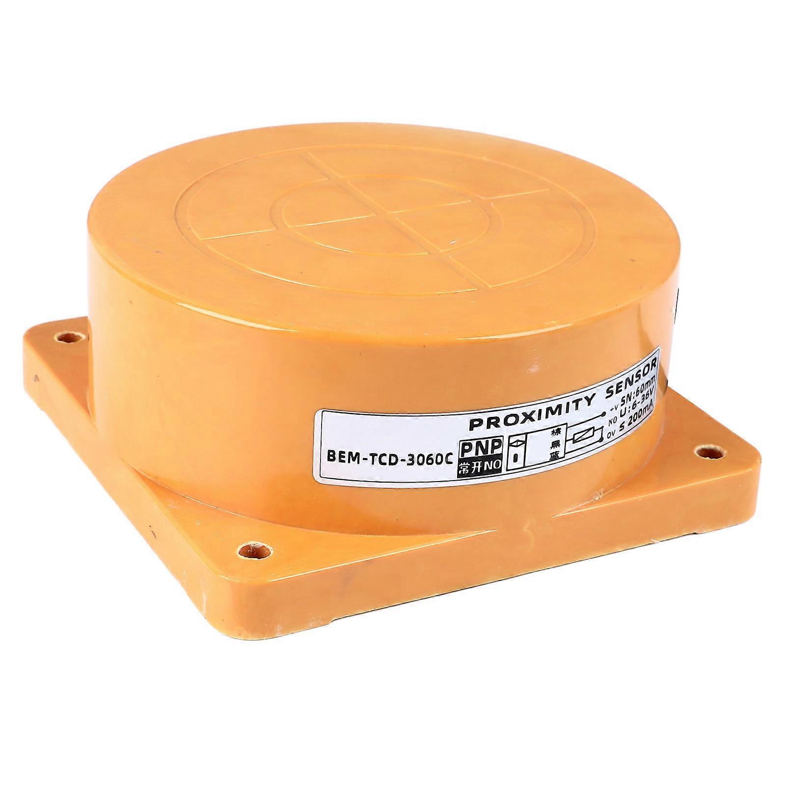 PNP 3 Wire Proximity Switch High Accuracy Trigger Normally Open Inductive Detection Sensor for Metal Objects DC6‑36V 