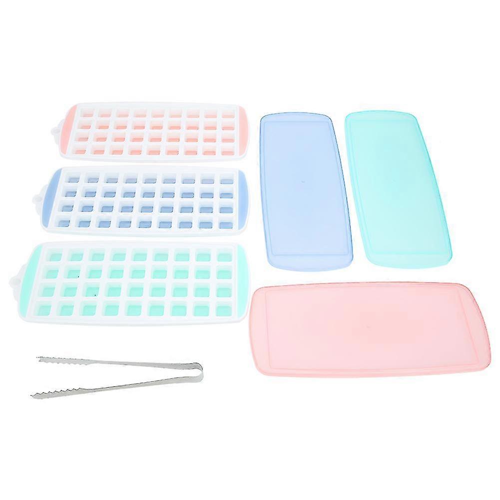 36 Grids Ice Trays with Lid - Flexible Ice Cube Mold for Kitchen DIY