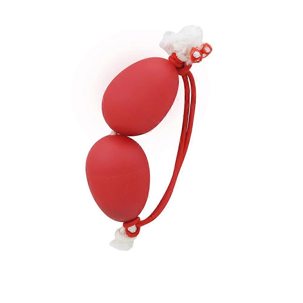 Kids Musical Instruments Egg Shaker Red Djembe Performance Toddlers 13.80X4.70X4.70CM 1Pcs