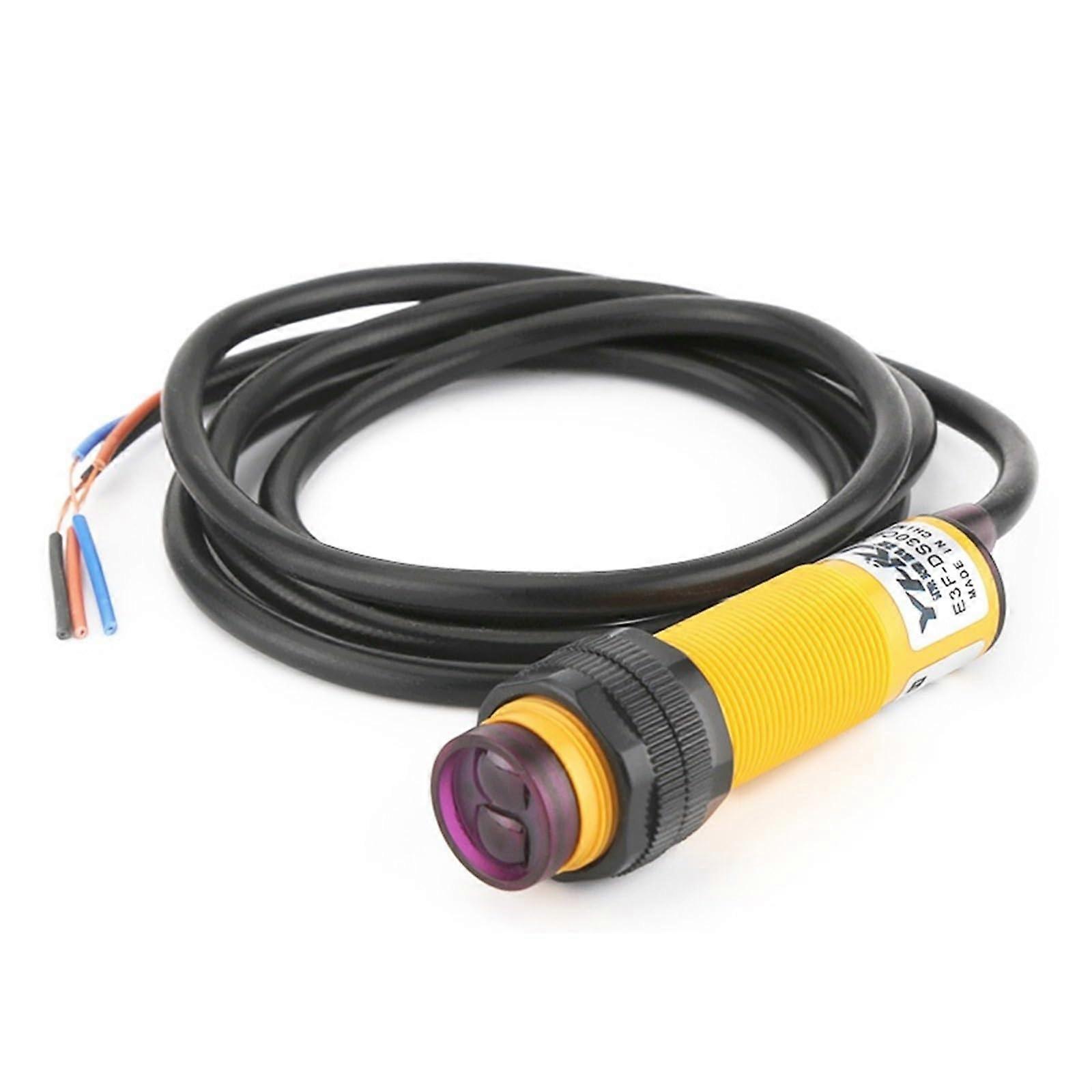 Infrared proximity switch with Diffuse Reflection E3FDS30C4 Photoelectric Sensor NPN PNP 730 cm