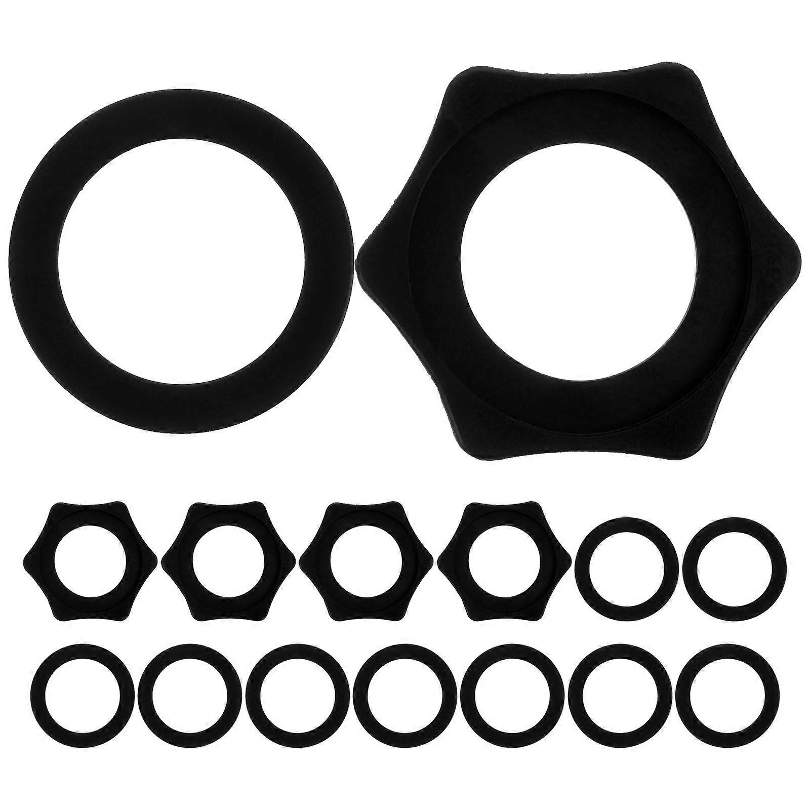 Cordless Microphone Rings Anti Roll Ring For Microphone Microphone 5.80X5.80X0.50CM 5 Sets
