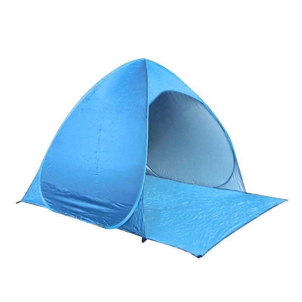 Popup Beach Tents Sunshade Automatic Opening For Beach Party Sky-Blue 165x150x110cm 1Pc