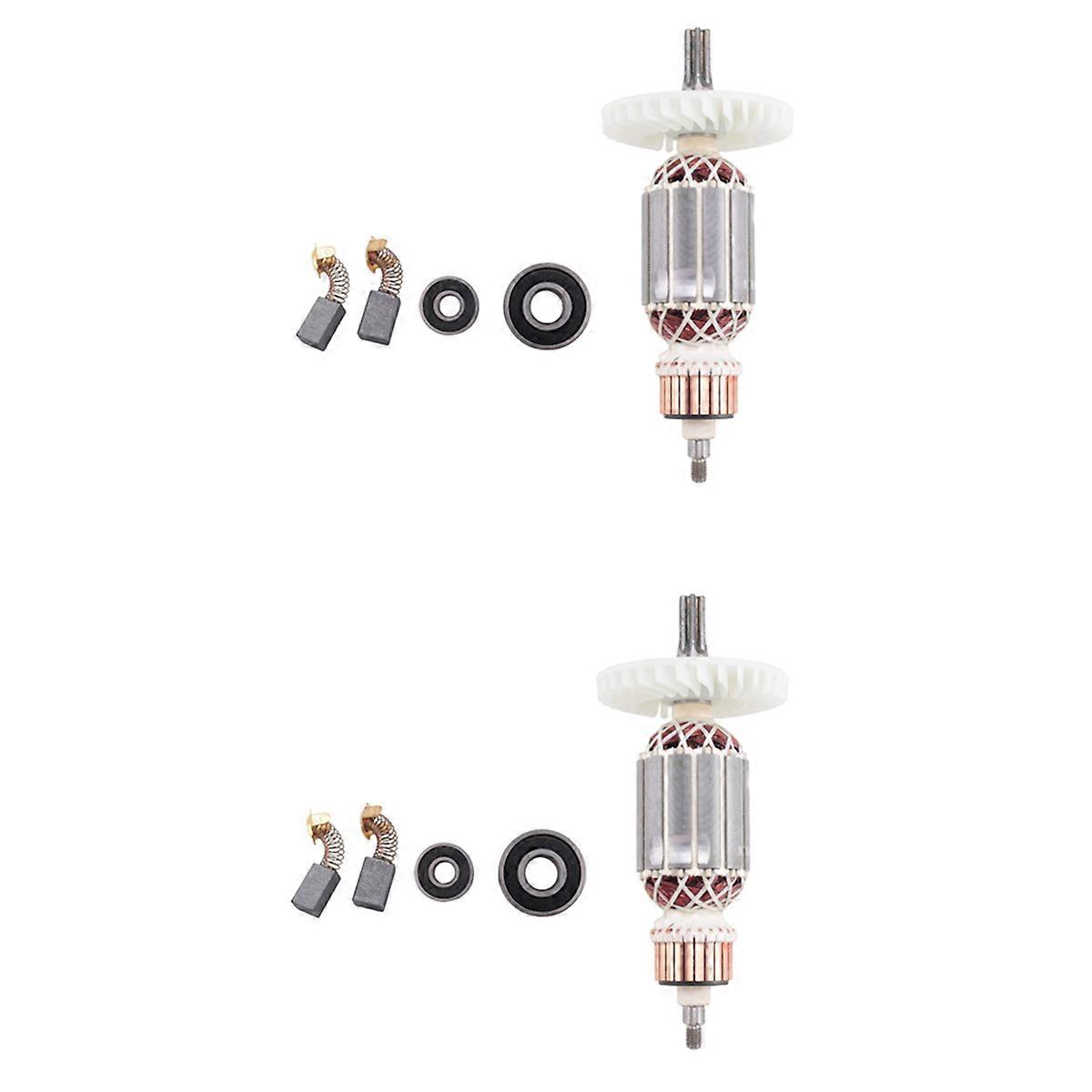 2X 220V Rotor Anchor Replace for 360591E DH40MRY DH40M DH40MR DH40SR DH40FR Spline Shank Rotary Hamm