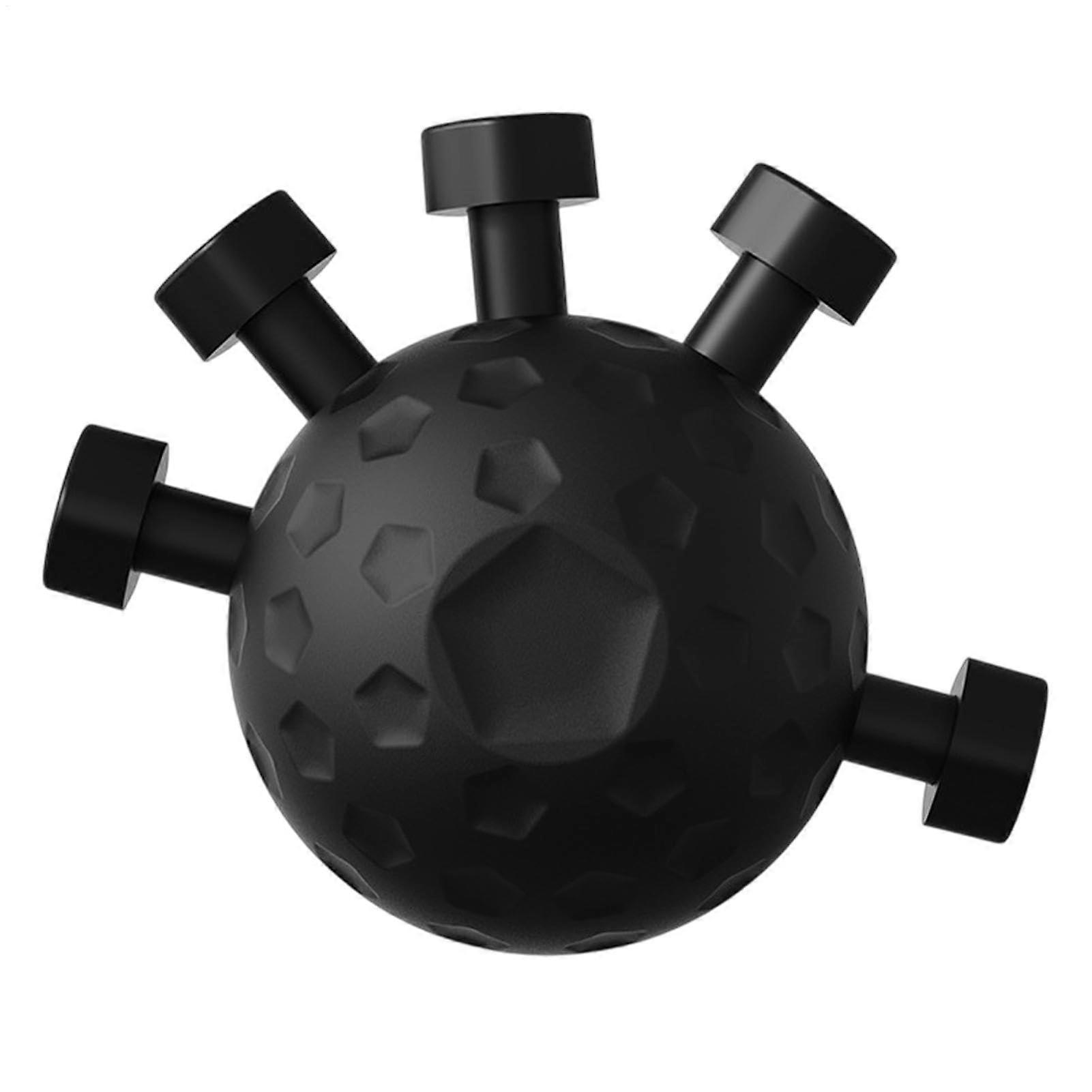 Exercise Balls for Hands - Black Squeeze Ball for Grip Strengthening, Arm and Hand Trainer, Doi Training Accessory
