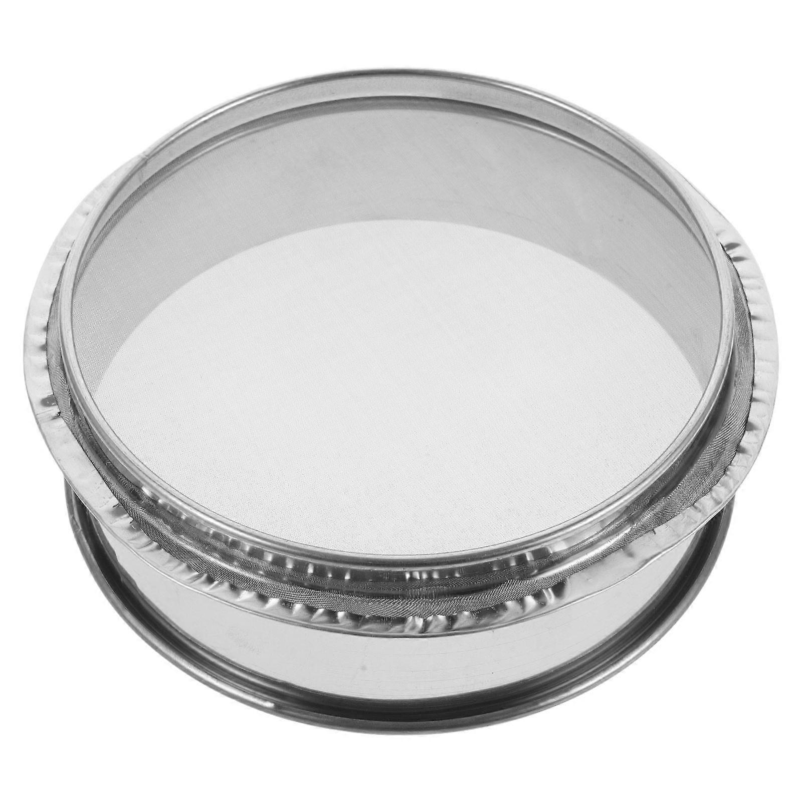 Paint Sieve Fine Mesh Stainless Steel Round Clay Pigment Processing 15cm in Diameter 1Pack