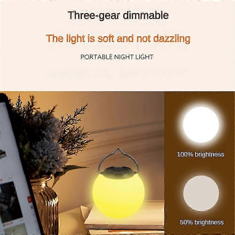 Rechargeable LED Camping Lantern with Hook Super Bright Soft Light Tent Light