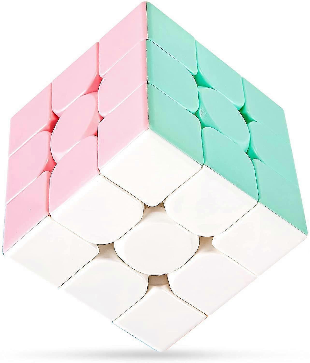 Speed Cube 3 x 3 Stickerless for Kids and Adults mooth and Quick Puzzle Cube ?Fun and Entertaining ?Develops Motor Skills, Dexterity ?Stimulates and C