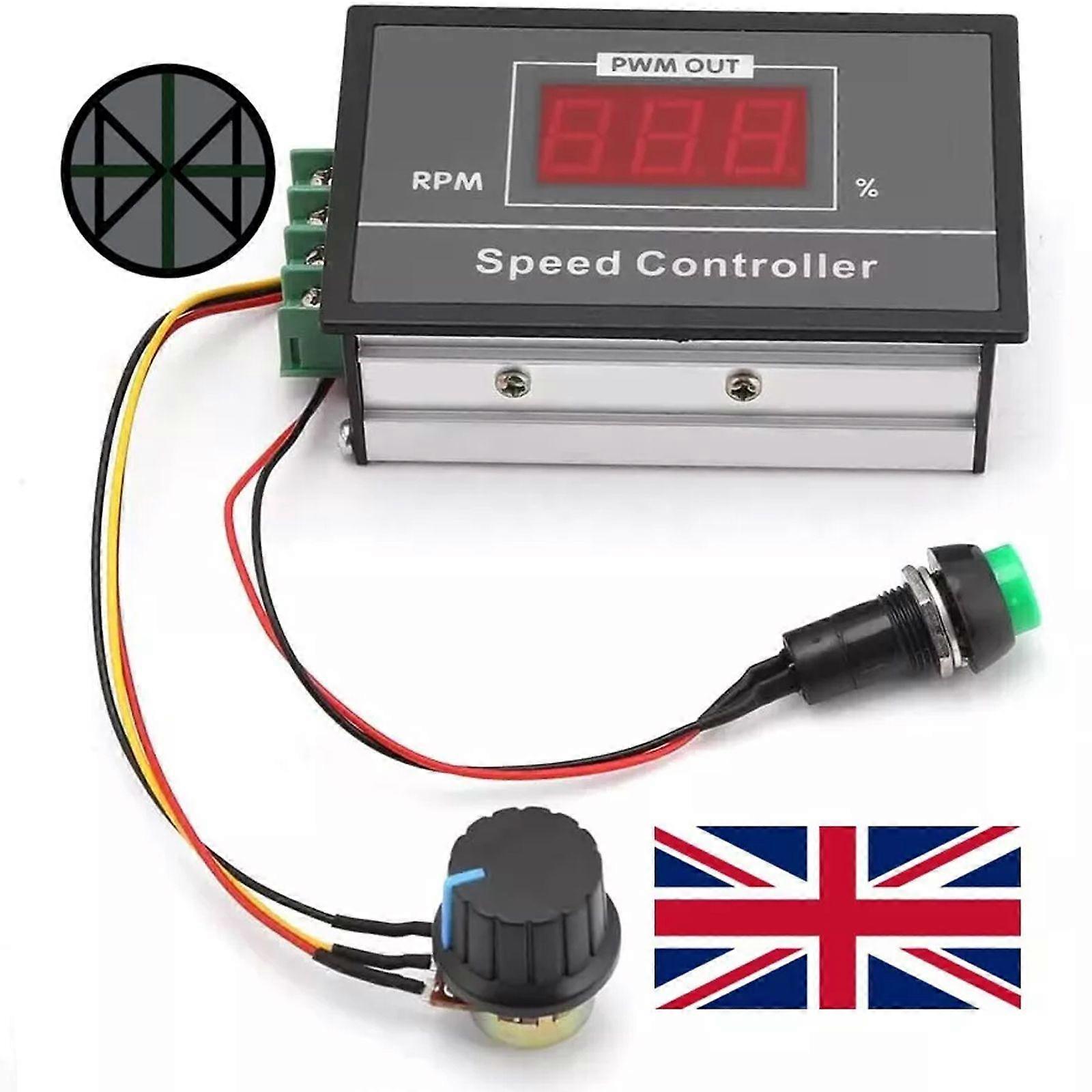 6-60V 30A Pwm Dc Motor Speed Controller For 12V, 24V, 36V, 48V Led Applications