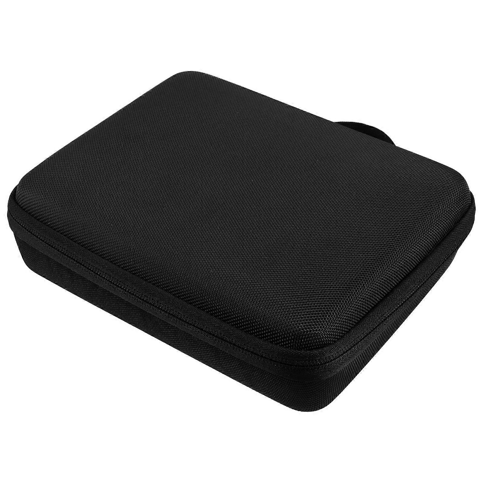 תיק אביזרי מצלמת אחסון רב תכליתי עמיד למים לצלמים ספורט חיצוני שחור 8.7X6.7X2.6 אינץ' 1 סט