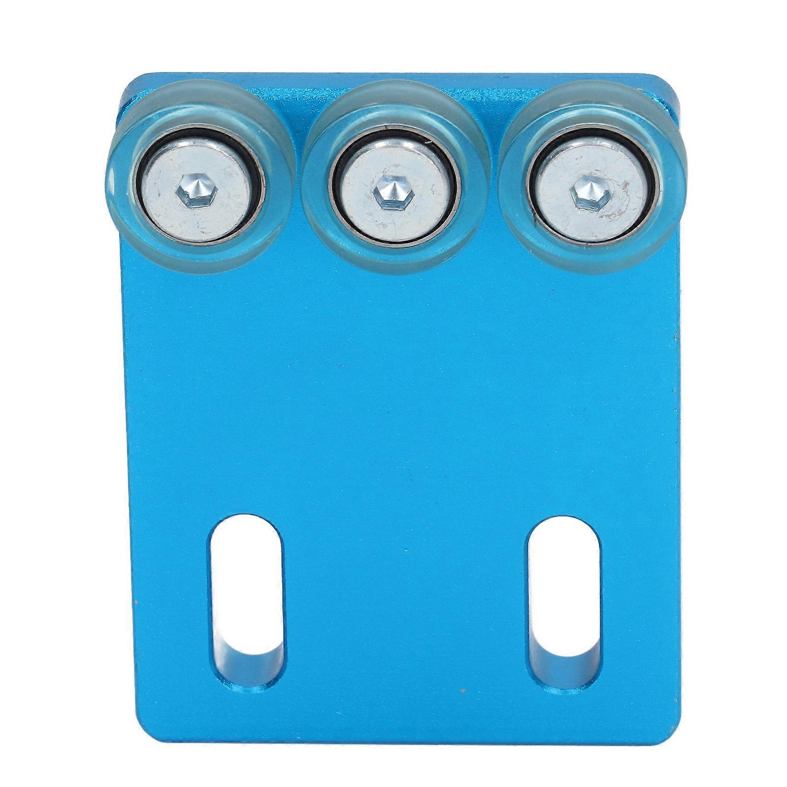 Edge Bander Auxiliary Wheel Narrow Plate Feeding Guide Wheel Edge Banding Machine Accessories 3 Rollers 6.5cm 